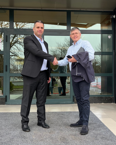 Любомир Петров официално посрещна новия изпълнителен директор на Български спортен тотализатор Тервел Пенков