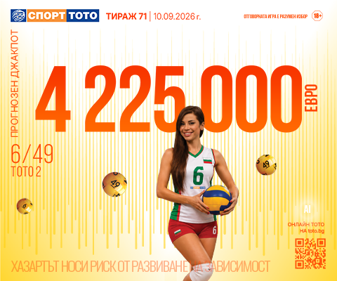 Прогнозен джакпот 6 от 49